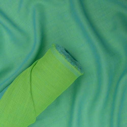 قماش بولي لينن دبل فيس وجهين ساده