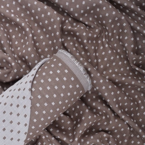 قماش قطن مخلوط منقط وجهين