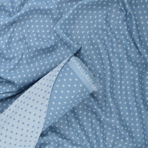 قماش قطن مخلوط منقط وجهين