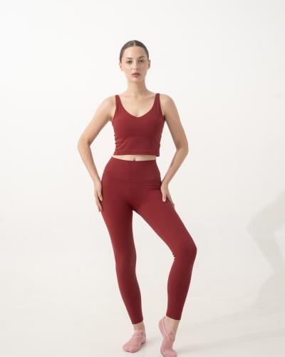 Bungundy Leggings
