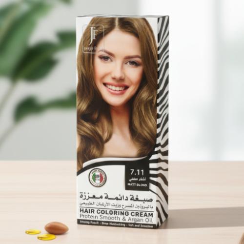 صبغة شعر دائمة معززة بالبروتين وزيت الارغان من مار...