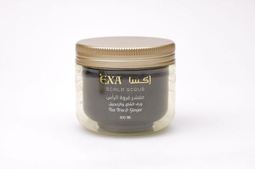 مقشر فروة الراس ورق الشاي والزنجبيل من ماركة اكسا...