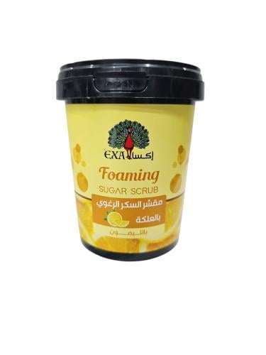 مقشر السكر الرغوي بالعلكة الليمون من ماركة اكسا -...