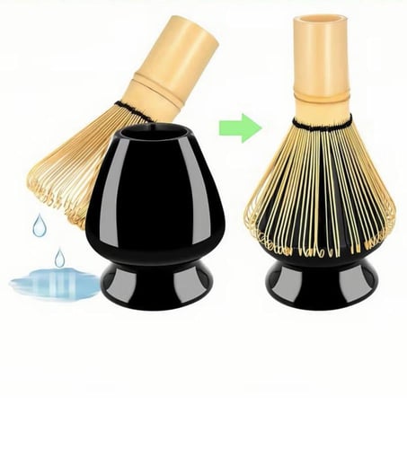 مجموعة ادوات الماتشا - لون اسود