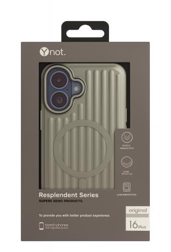 Y-NOT IPHONE COVER 16 PLUS GREY