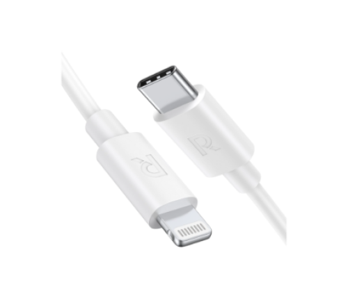 ravpower type-c to lightning ابيض