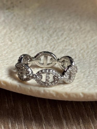 خاتم مايلي مارين من apm فضي وذهبي