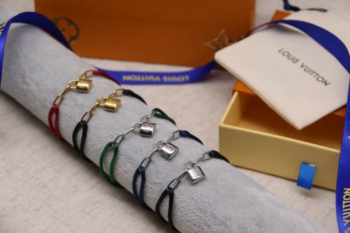 أساور لويس فيتون خيط - فضي وذهبي