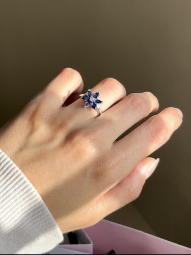 خاتم باندورا زهرة المحيط فضة S925