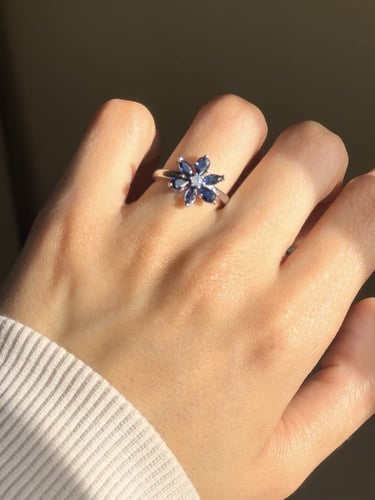 خاتم باندورا زهرة المحيط فضة S925