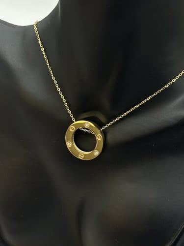 سلسال مع حلق كارتيه