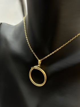 سلسال مع حلق المسمار كارتييه