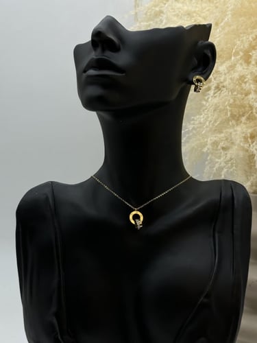 سلسال مع حلق كارتييه