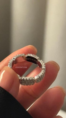 خاتم فضي داينتي AMP فضي