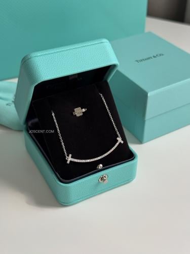 قلادة تيفاني فضي - ذهبي