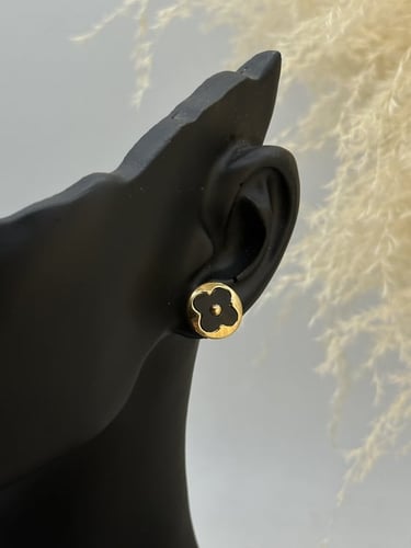 سلسال مع حلق لويس فيتون اسود