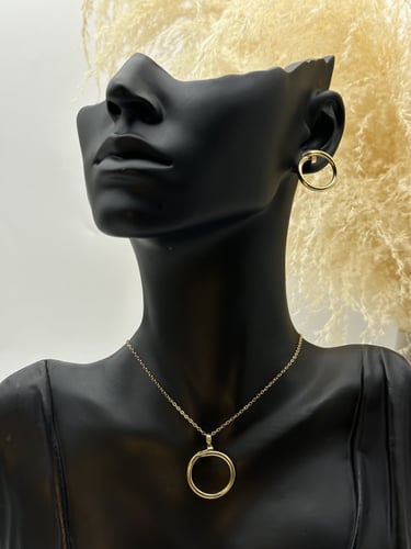 سلسال مع حلق المسمار كارتييه