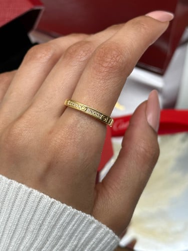 خاتم carter ذهبي