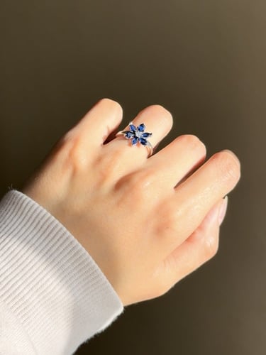 خاتم باندورا زهرة المحيط فضة S925