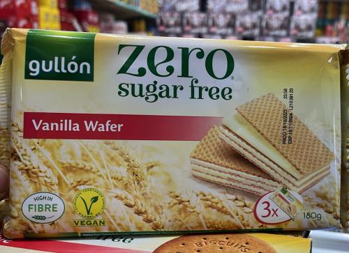 بسكويت زيرو بدون سكر فتنيلا ويفر 250 غرام