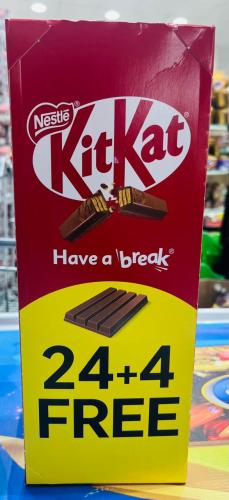 كيت كات 24 قطعة 4 اصابع