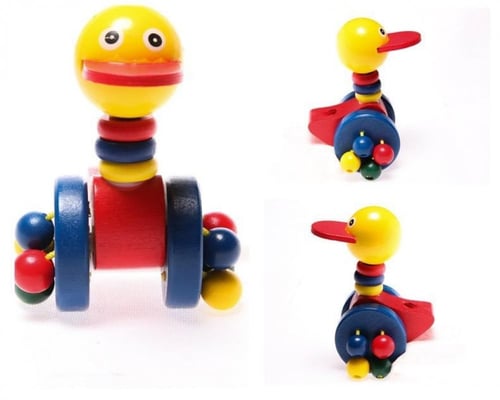 لعبة المشي الخشبية لتعليم المشي للأطفال