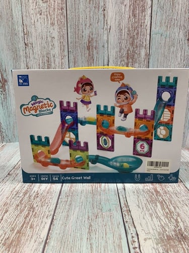 لعبة مكعبات بناء بلاط 3D المغناطيسية