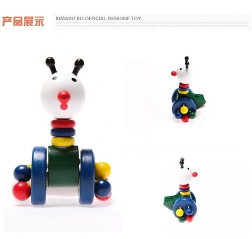 لعبة المشي الخشبية لتعليم المشي للأطفال