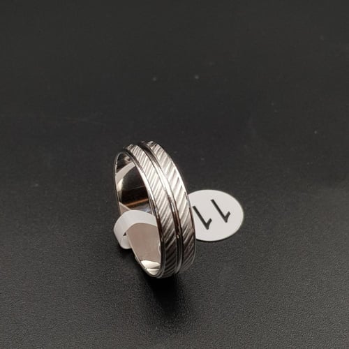 دبلة رجالية كلاسيك فضة عيار 925