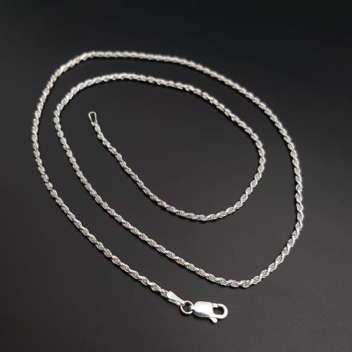سلسال مبروم ايطالي فضة عيار 925