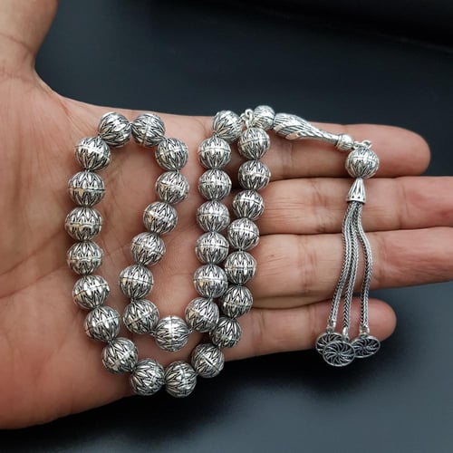 سبحة فضة خالصة عيار 925