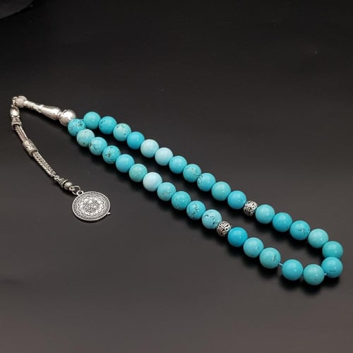 سبحة هولايت طبيعي فيروزي