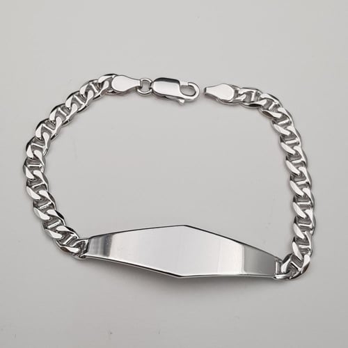 اسورة بلاك جنزير ايطالي فضة عيار 925