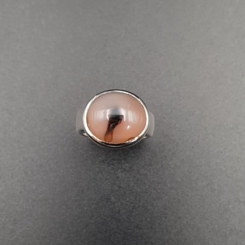 خاتم اطفال عقيق يماني فضة 925