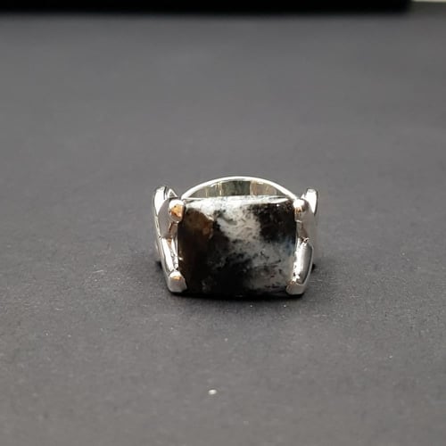 خاتم عقيق يماني مميز فضة عيار 925