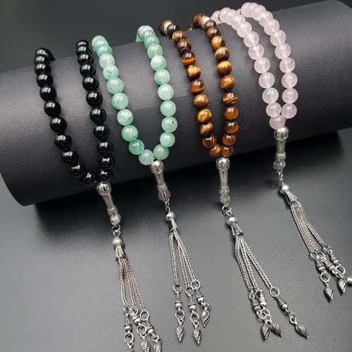 مجموعة سبح من الاحجار الطبيعية