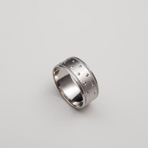 دبلة كلاسيك عريضة فضة 925