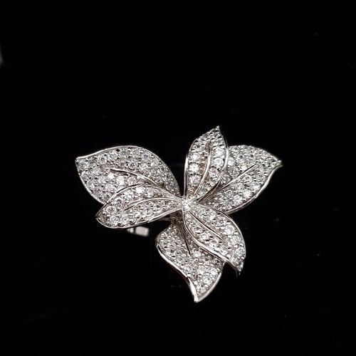 خاتم البنفسج زركون فضة 925