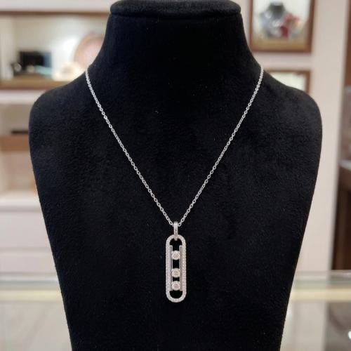 عقد ميسيكا زركون فضة عيار 925
