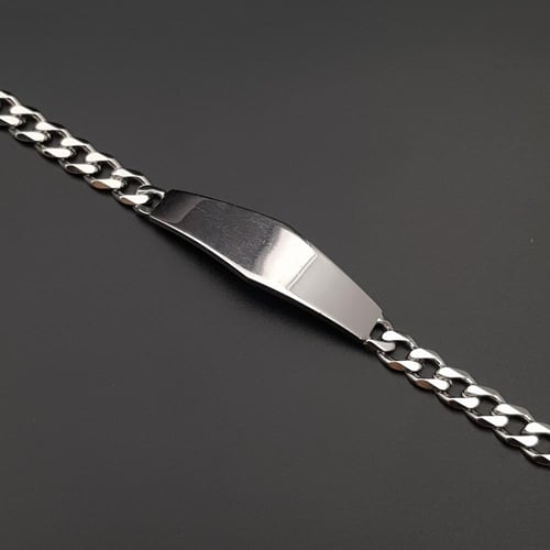 اسورة بلاك جنزير ايطالي فضة عيار 925