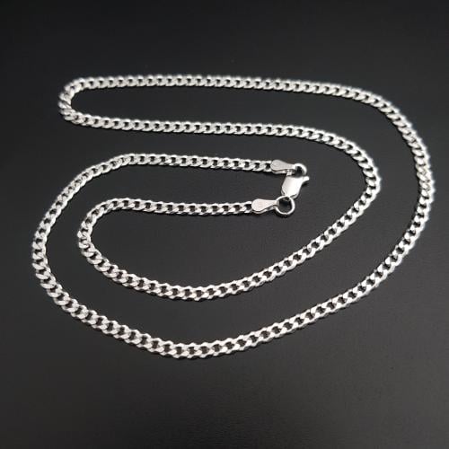 سلسال جنزير ايطالي فضة عيار 925