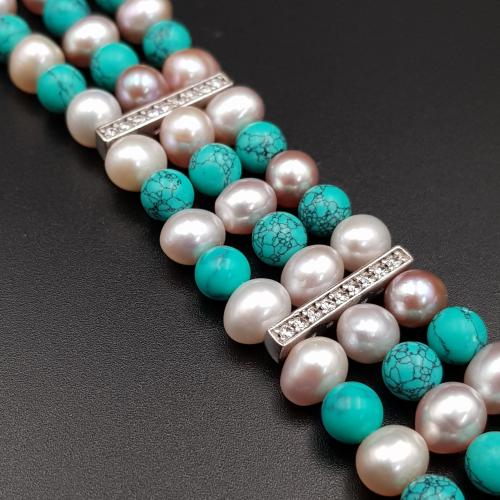 اسورة احجار ولؤلؤ مفتاح فضة 925