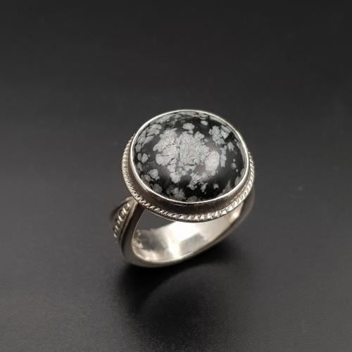 خاتم عقيق يماني مميز فضة 925