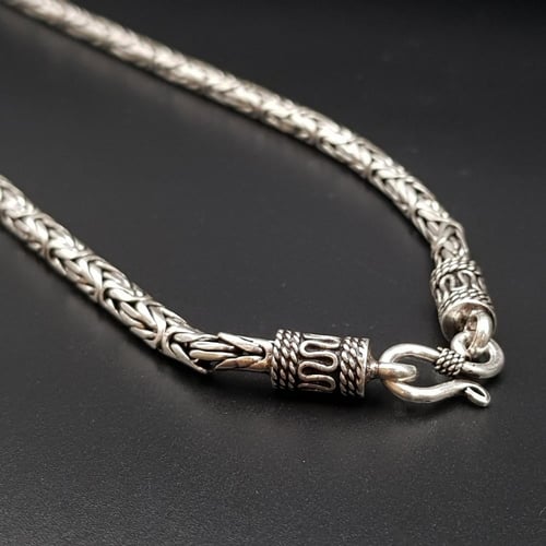 سلسال مارينز عريض فضة 925