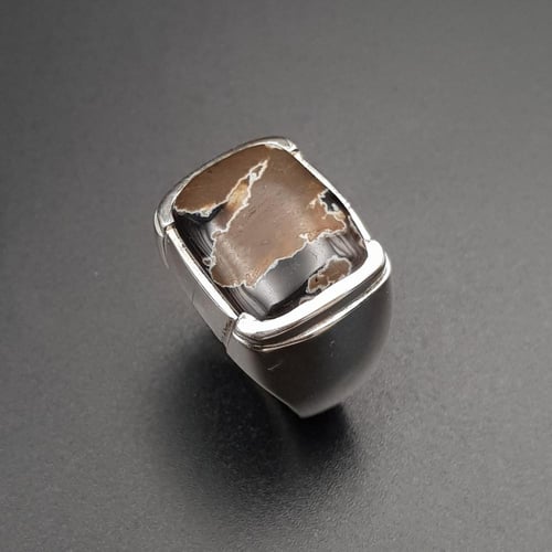 خاتم عقيق يماني قصة مميزة فضة عيار 925