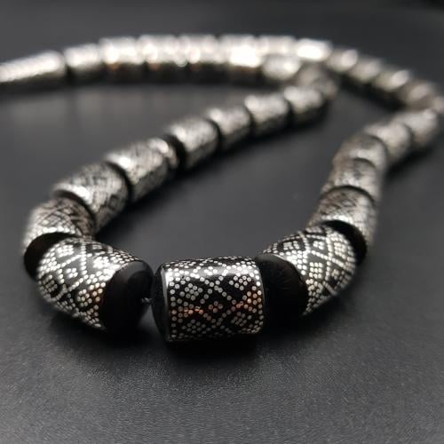 سبحة يسر مع الفضة