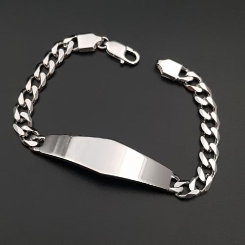 اسورة بلاك جنزير ايطالي فضة عيار 925