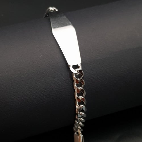 اسورة بلاك جنزير ايطالي فضة عيار 925