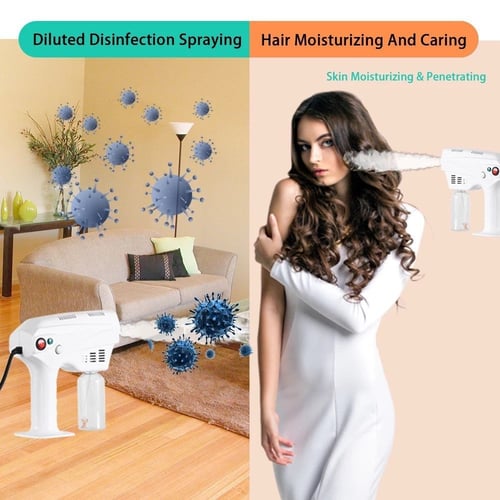 جهاز النانو الاحترافي لمعالجة الشعر والتعقيم Blue...