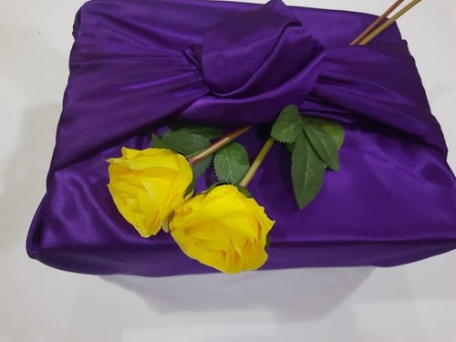 تغليف بالقماش بالطريقة اليابانية لهديتك